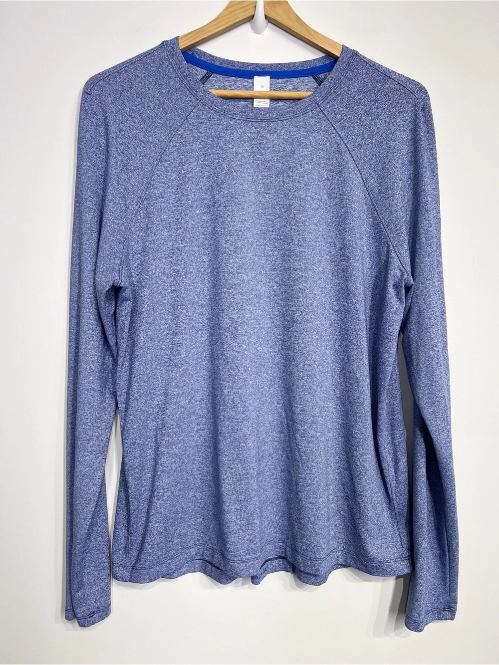 Lululemon License to Train Classic-Fit Long-Sleeve Shirt Heathered True Navy